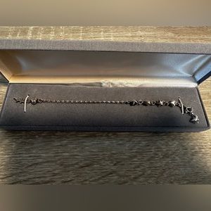 Sterling Silver Stamped Bracelet in Velveteen Gift 💝 Box